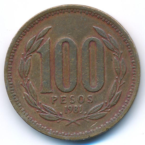 Чили, 100 песо (1981 г.)