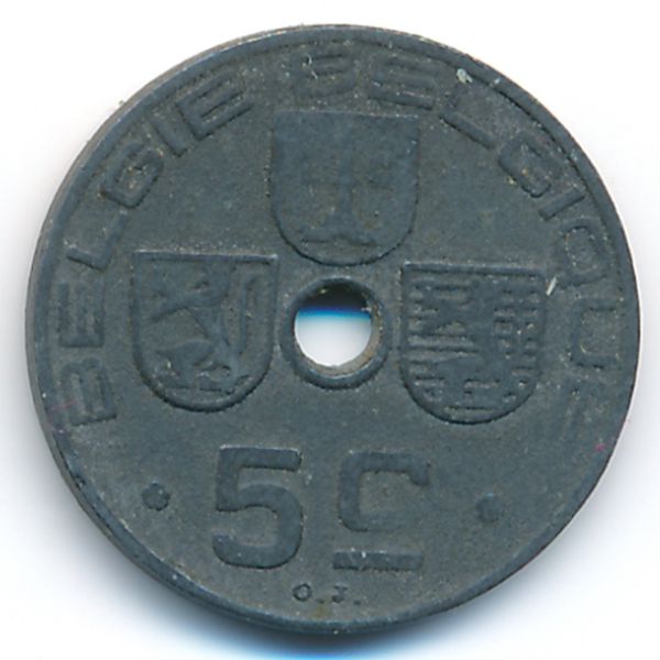 Бельгия, 5 сентим (1942 г.)