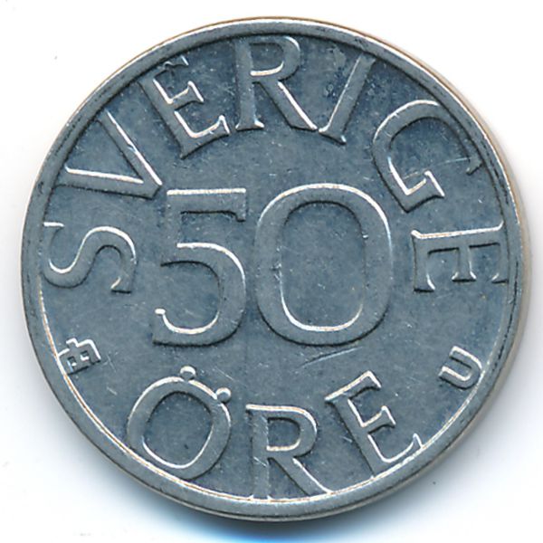 Швеция, 50 эре (1984 г.)