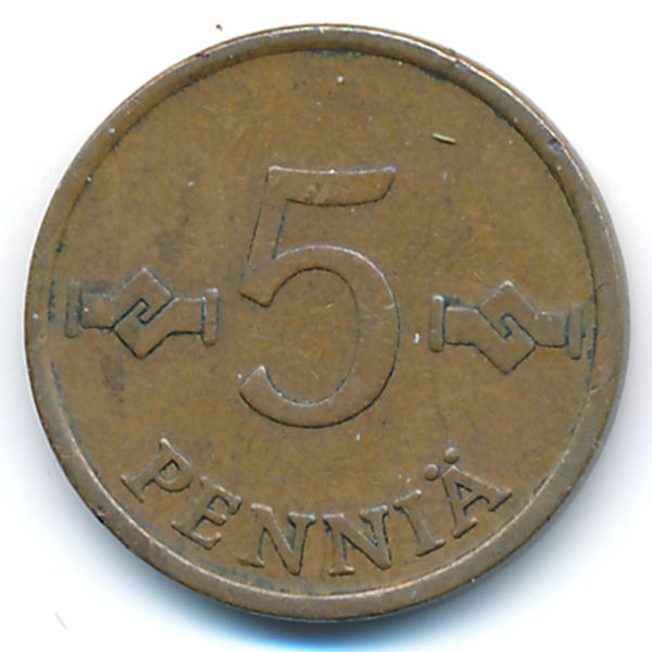 Финляндия, 5 пенни (1963 г.)