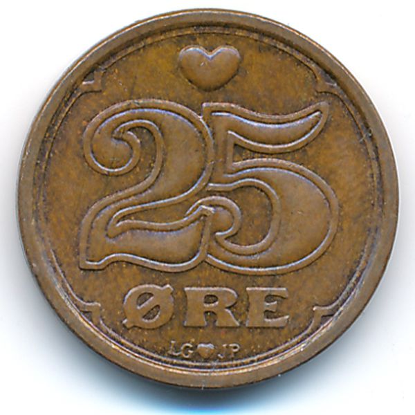 Дания, 25 эре (1990 г.)