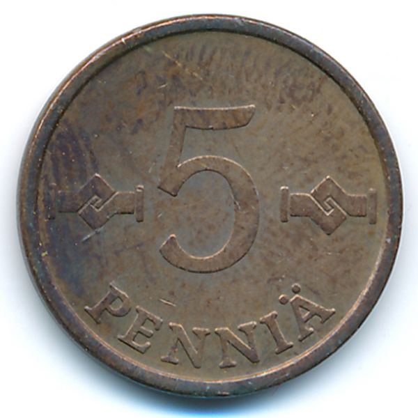 Финляндия, 5 пенни (1972 г.)