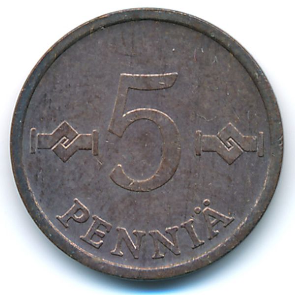 Финляндия, 5 пенни (1974 г.)