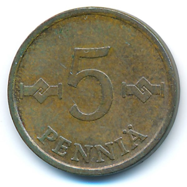 Финляндия, 5 пенни (1976 г.)