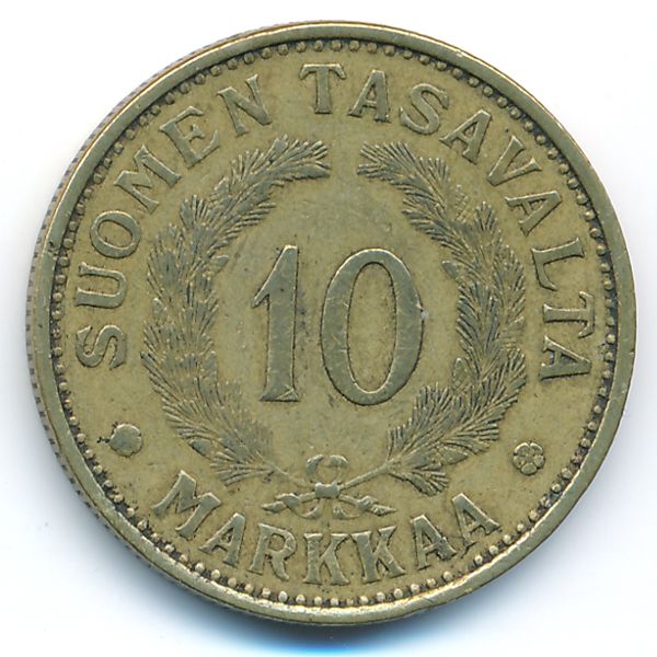 Финляндия, 10 марок (1938 г.)