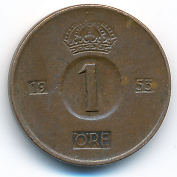 Швеция, 1 эре (1953 г.)