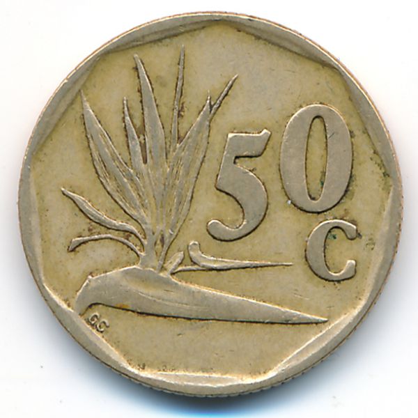 ЮАР, 50 центов (1993 г.)