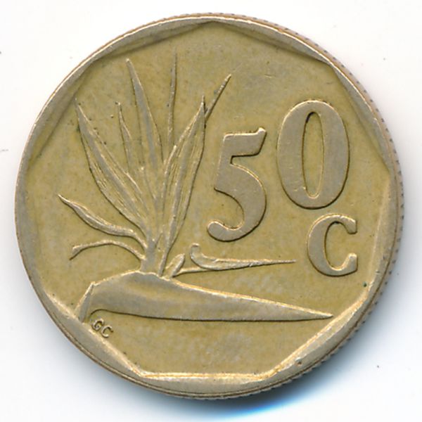 ЮАР, 50 центов (1995 г.)