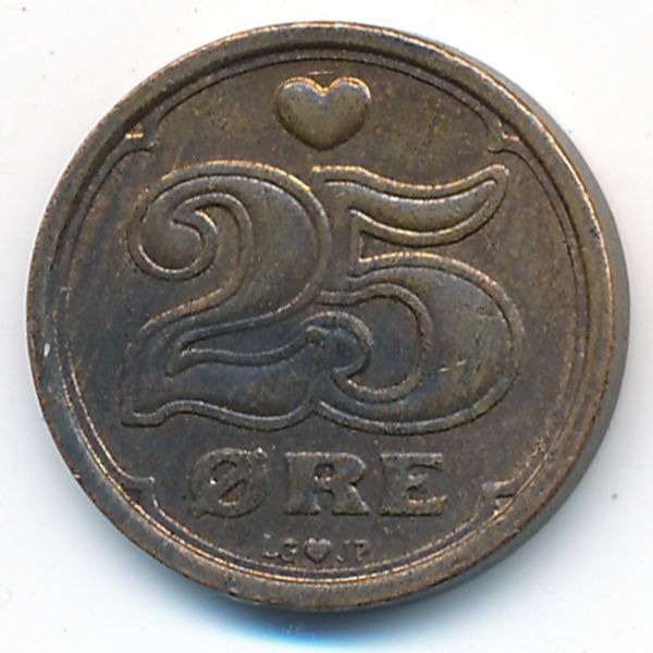 Дания, 25 эре (1990 г.)