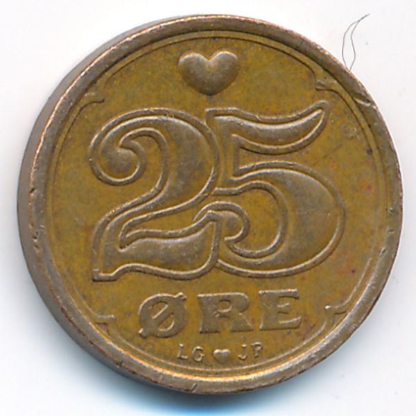 Дания, 25 эре (1991 г.)