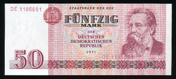 Германия, 50 марок (1971 г.)