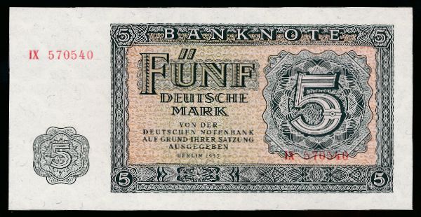ФРГ, 5 марок (1955 г.)