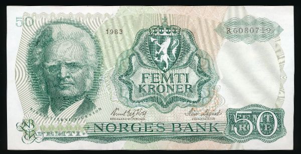 Норвегия, 50 крон (1983 г.)