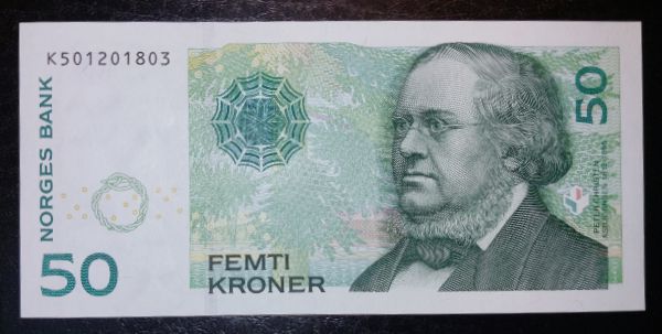 Норвегия, 50 крон (2015 г.)
