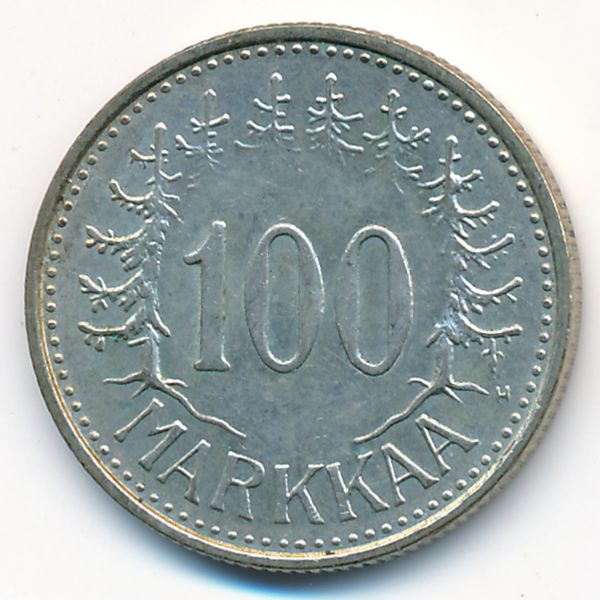 Финляндия, 100 марок (1958 г.)
