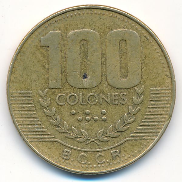 Costa Rica, 100 colones, 1999