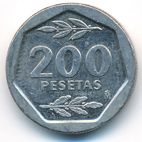 Испания, 200 песет (1987 г.)