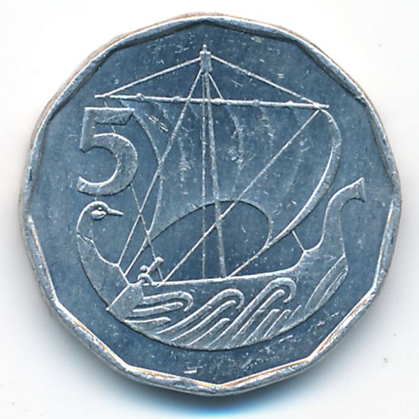 Кипр, 5 мил (1982 г.)