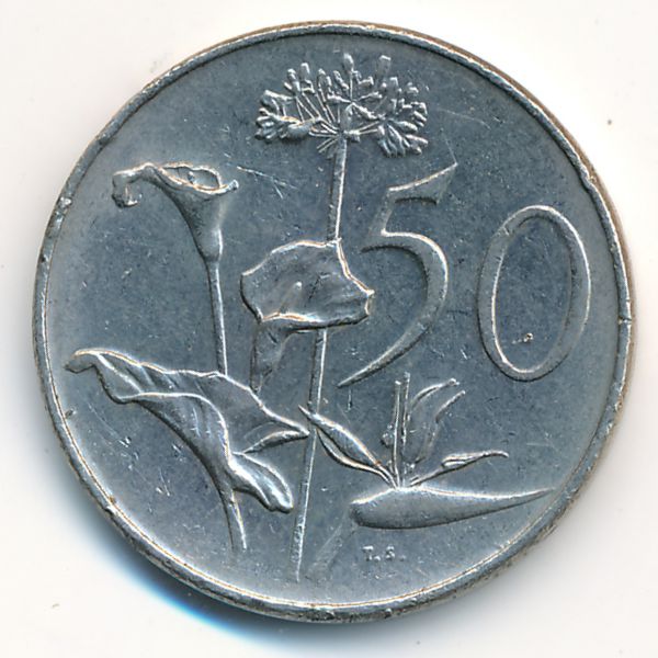 ЮАР, 50 центов (1975 г.)