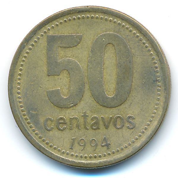 Аргентина, 50 сентаво (1994 г.)