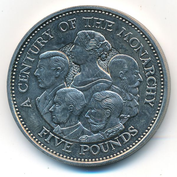 Гернси, 5 фунтов (2000 г.)