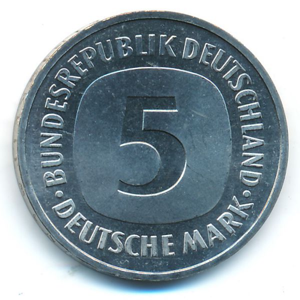 ФРГ, 5 марок (1982 г.)