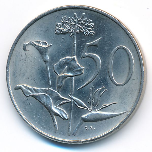 ЮАР, 50 центов (1987 г.)