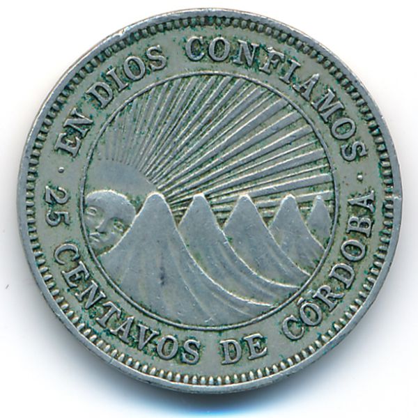 Никарагуа, 25 сентаво (1946 г.)