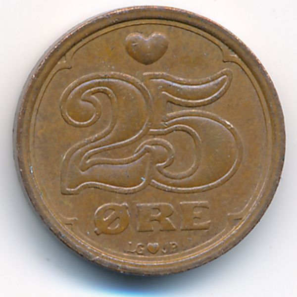 Дания, 25 эре (1990 г.)