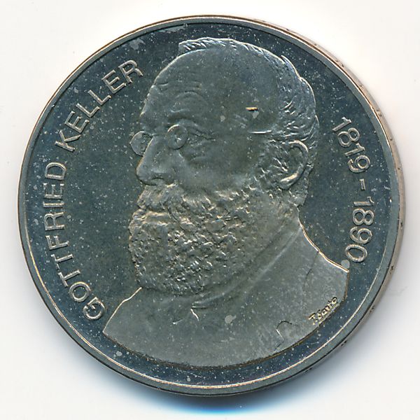 Швейцария, 5 франков (1990 г.)