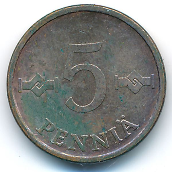 Финляндия, 5 пенни (1970 г.)