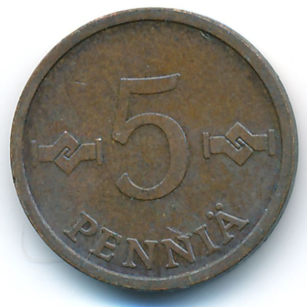 Финляндия, 5 пенни (1974 г.)