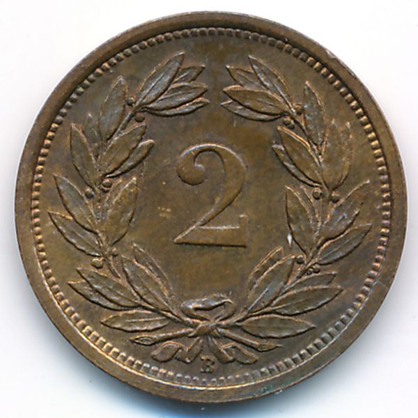 Швейцария, 2 раппена (1930 г.)