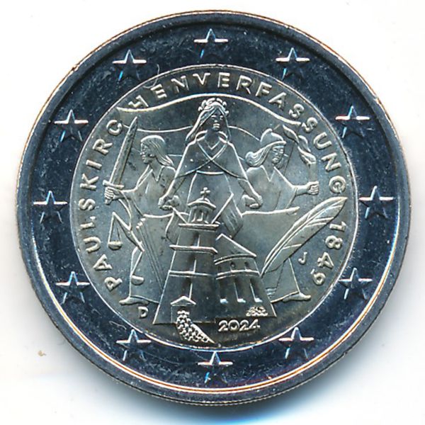 Германия, 2 евро (2024 г.)