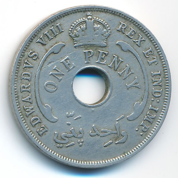 Британская Западная Африка, 1 пенни (1936 г.)