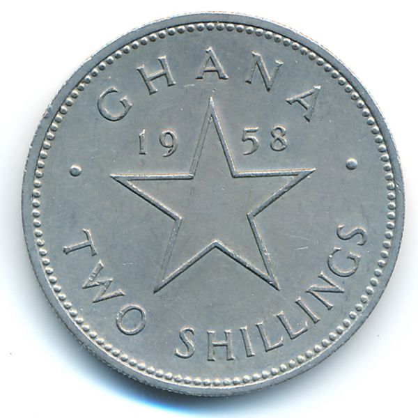 Гана, 2 шиллинга (1958 г.)
