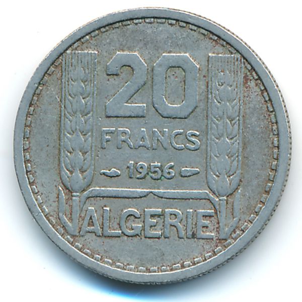 Алжир, 20 франков (1956 г.)