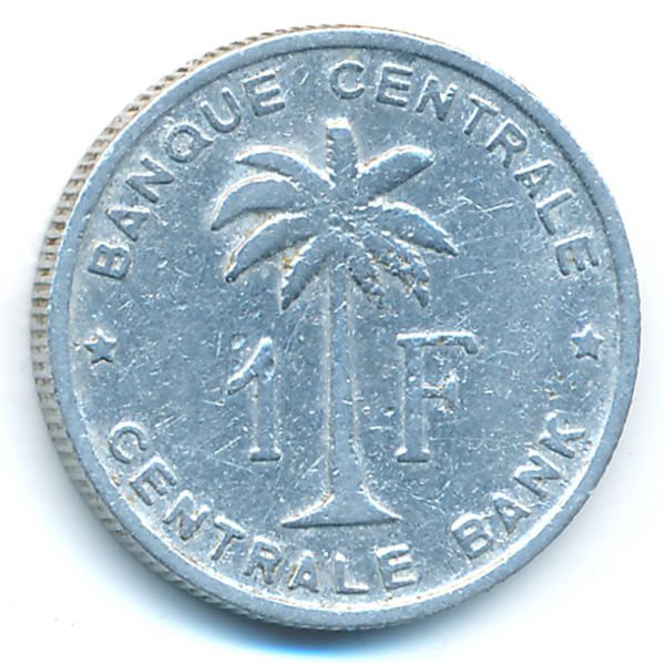 Руанда-Урунди, 1 франк (1958 г.)