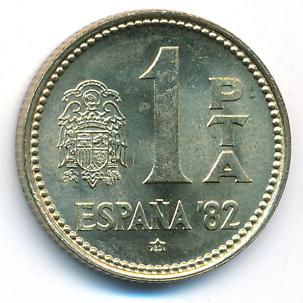 Испания, 1 песета (1980 г.)