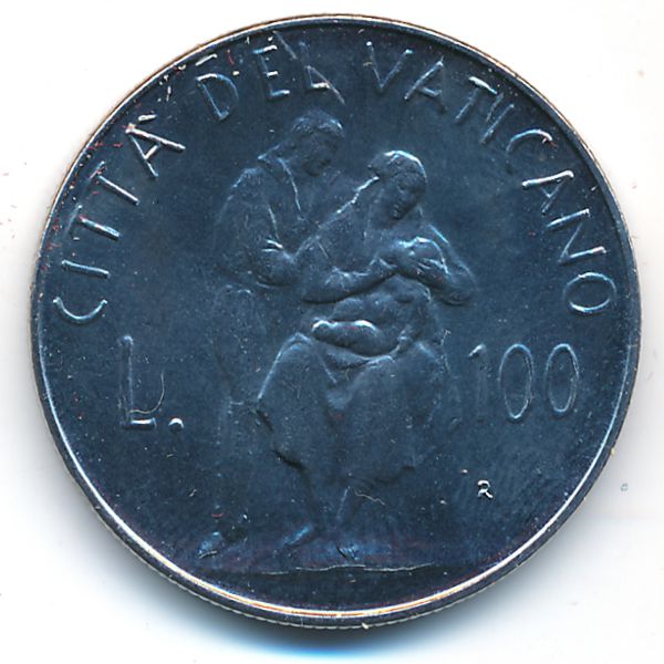 Ватикан, 100 лир (1982 г.)
