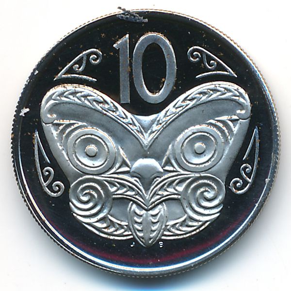 Новая Зеландия, 10 центов (1974 г.)