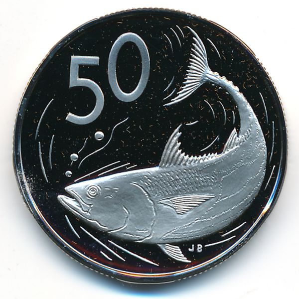Острова Кука, 50 центов (1974 г.)