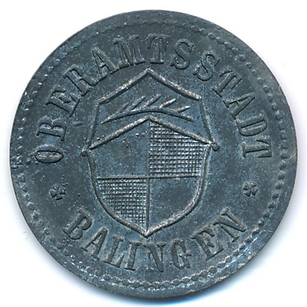 Балинген., 50 пфеннигов (1918 г.)