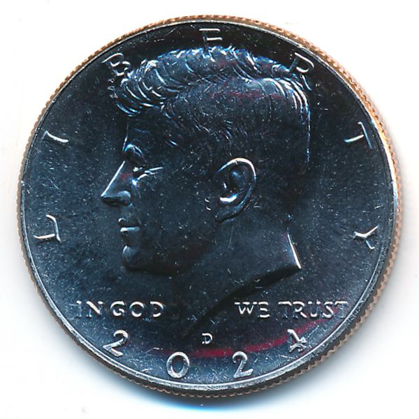 США, 1/2 доллара (2024 г.)