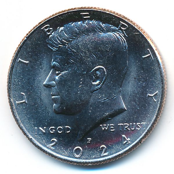 США, 1/2 доллара (2024 г.)