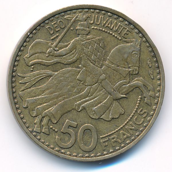 Монако, 50 франков (1950 г.)