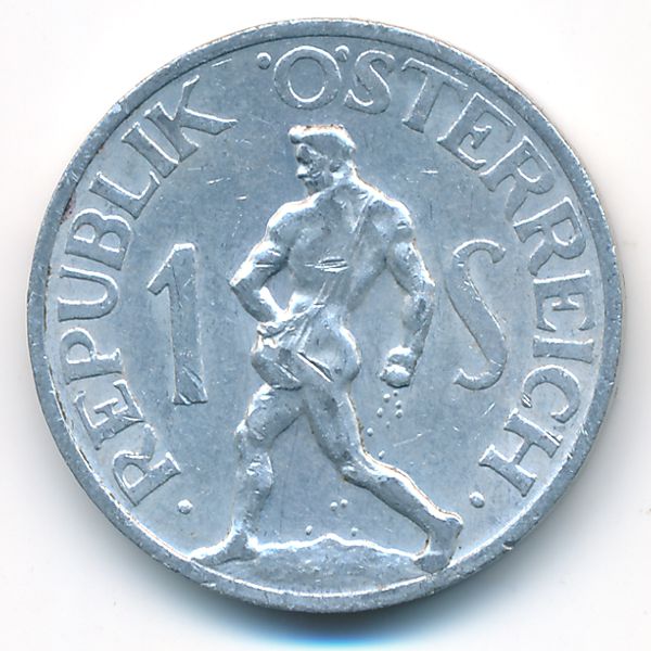 Австрия, 1 шиллинг (1947 г.)