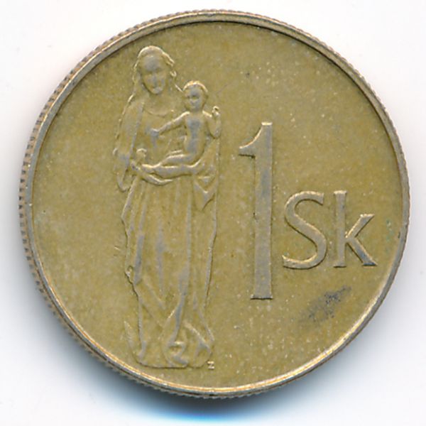 Словакия, 1 крона (1994 г.)