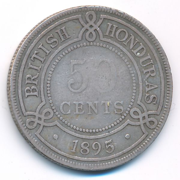 Британский Гондурас, 50 центов (1895 г.)