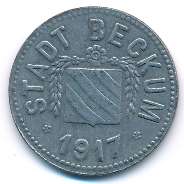 Беккум., 50 пфеннигов (1917 г.)